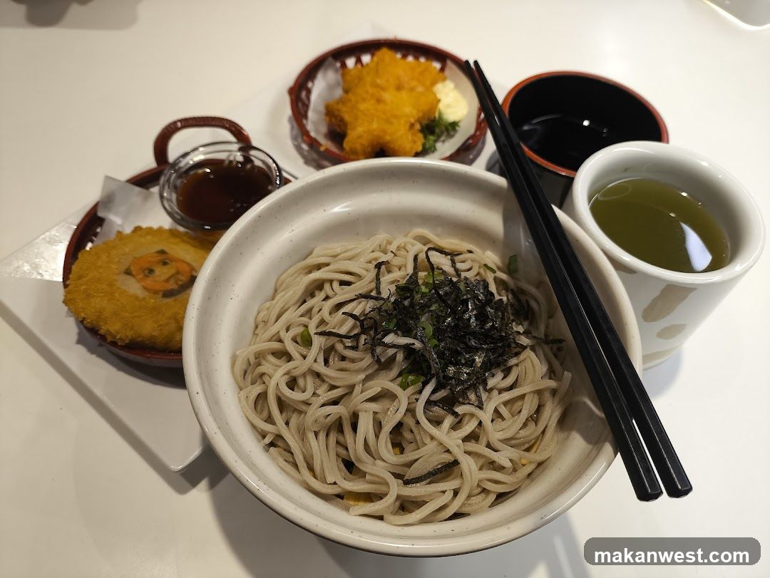 Soba Noodle Meal with Side Dishes