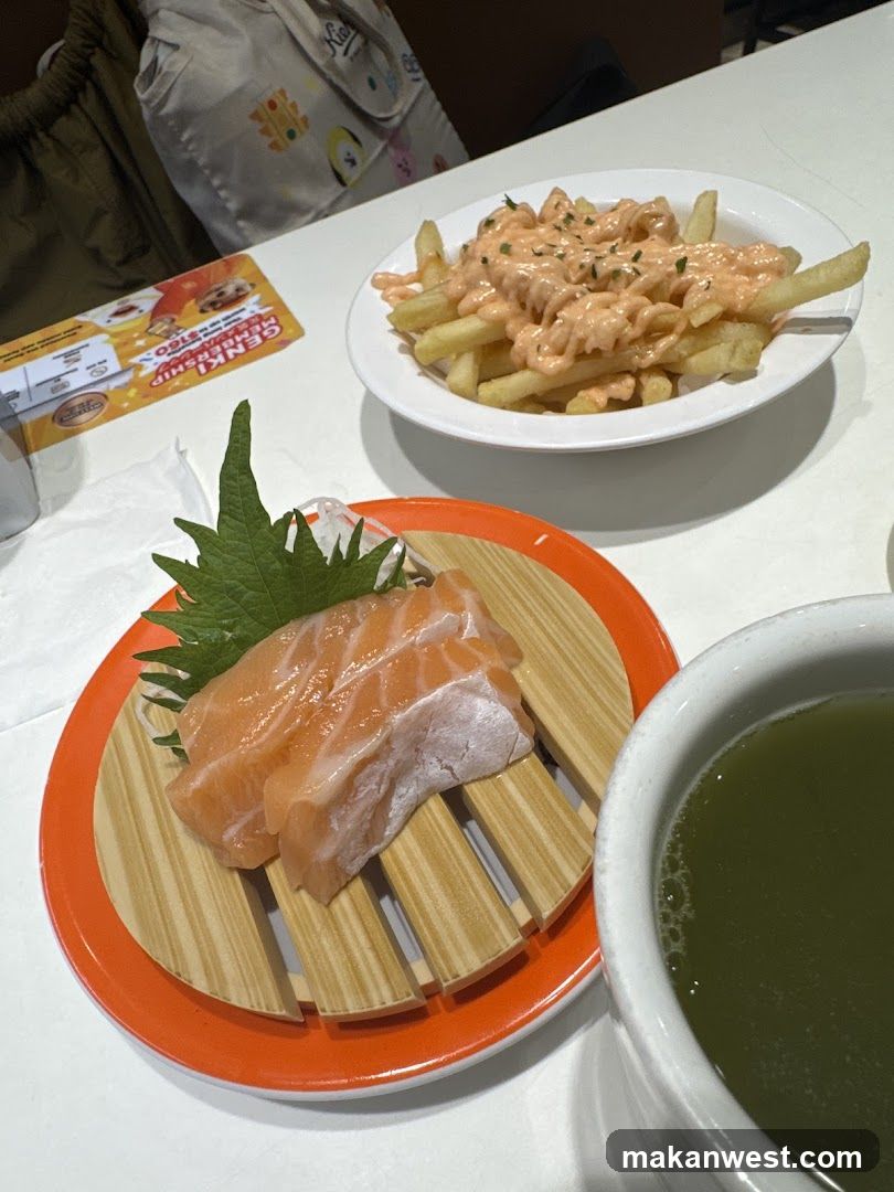 Sushi and Fries Meal