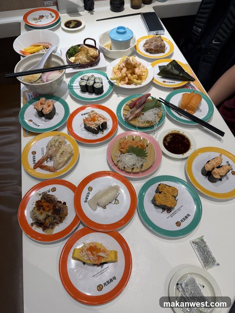 Sushi and Seafood Buffet Spread