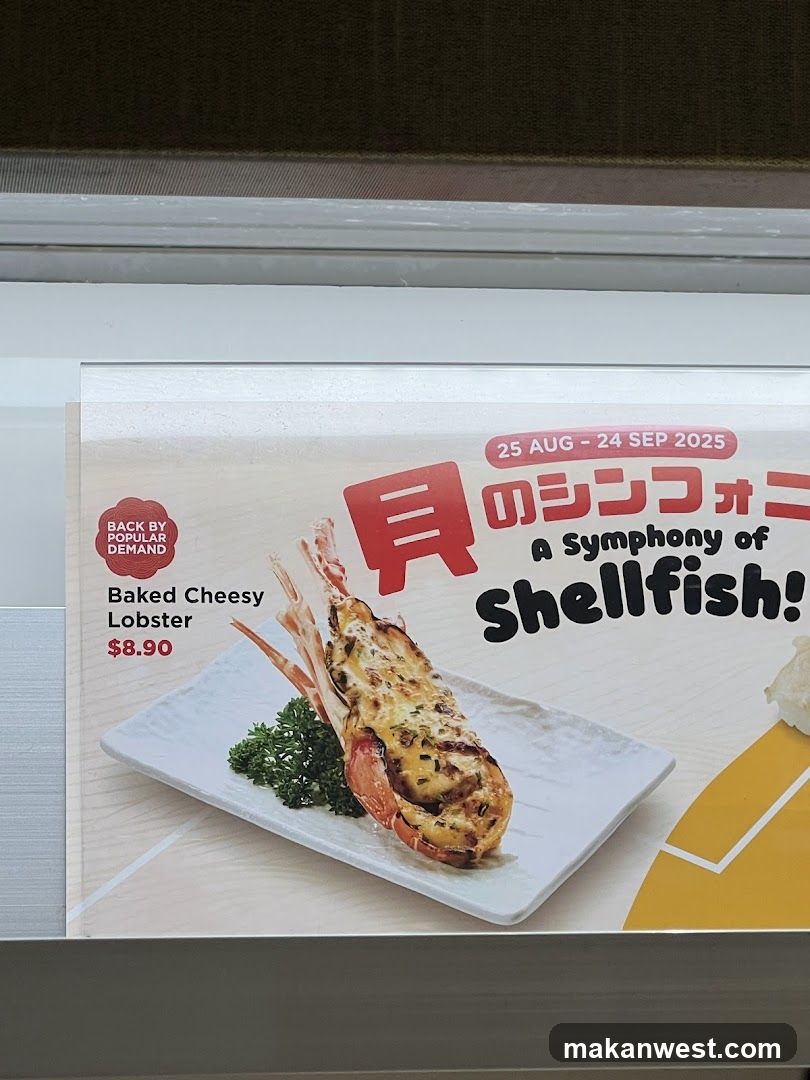 Baked Cheesy Lobster Advertisement