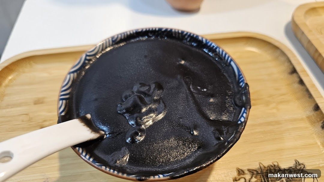 Black Dessert in Bowl