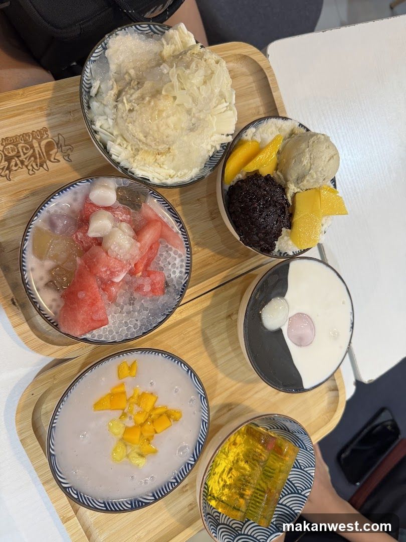 Boba Tea and Dessert Platter