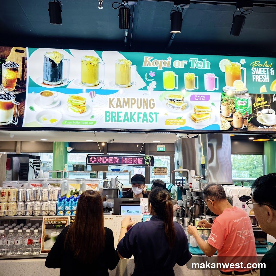 Kampung Breakfast Counter Scene