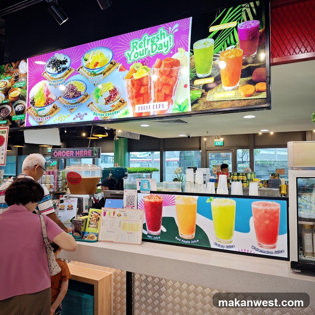 Fruit Juice and Dessert Shop Interior