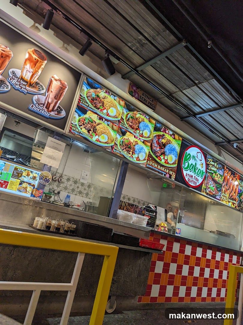 Food Stall Interior View