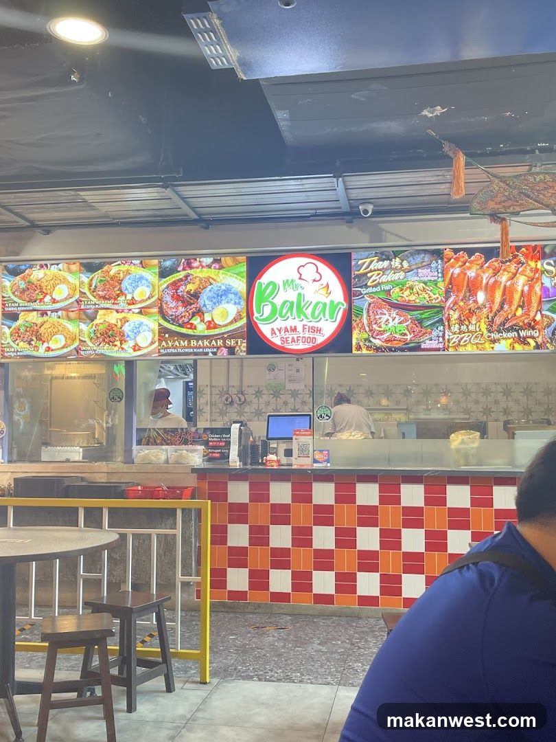Food Stall Interior View