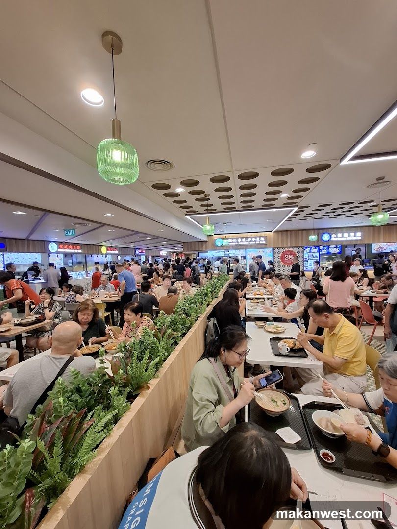 Busy Food Court Interior