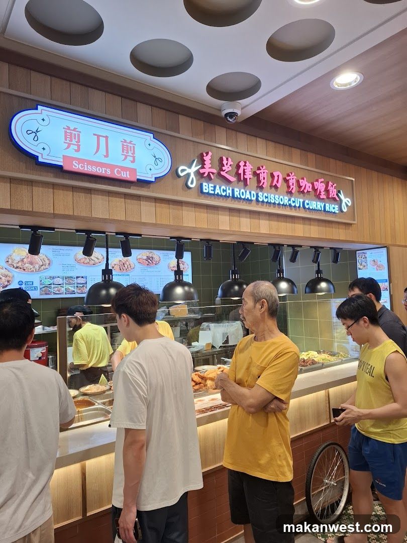 Scissors Cut Curry Rice Shop Interior