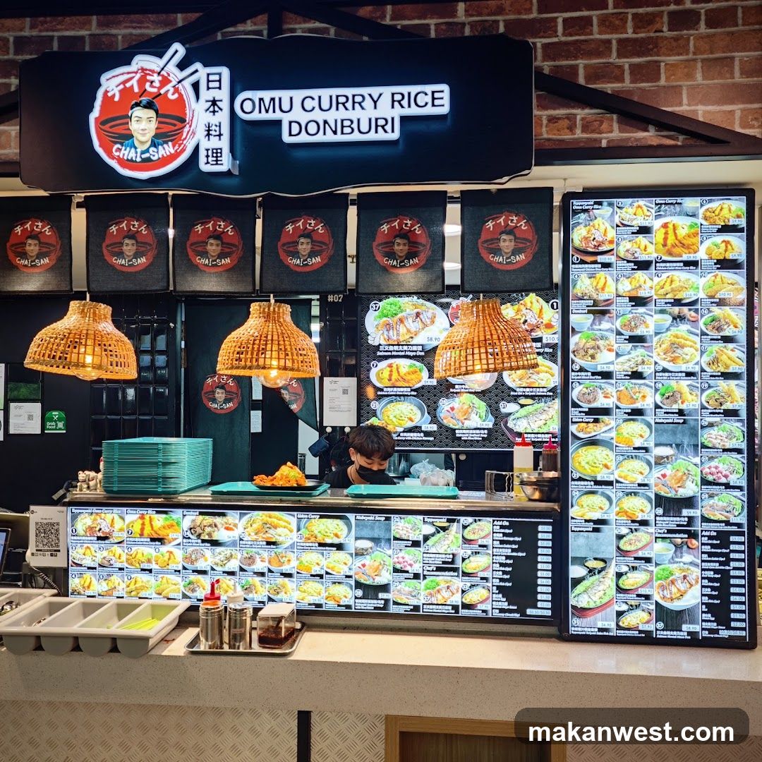 OMU Curry Rice Donburi Shop Interior