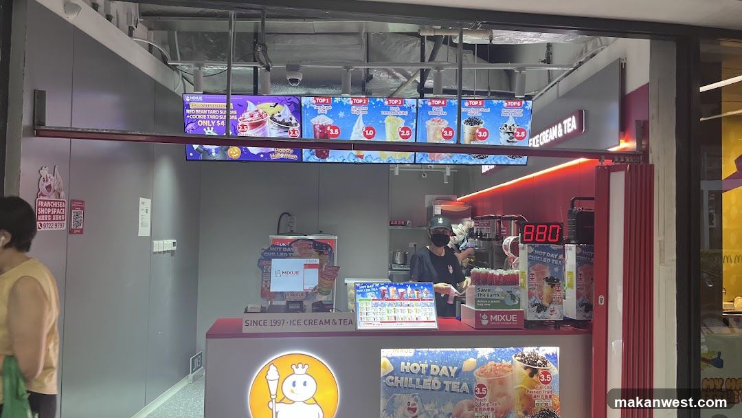 Ice Cream & Tea Shop Interior View