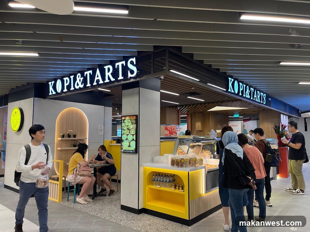 Kopi & Tarts Food Stall Interior