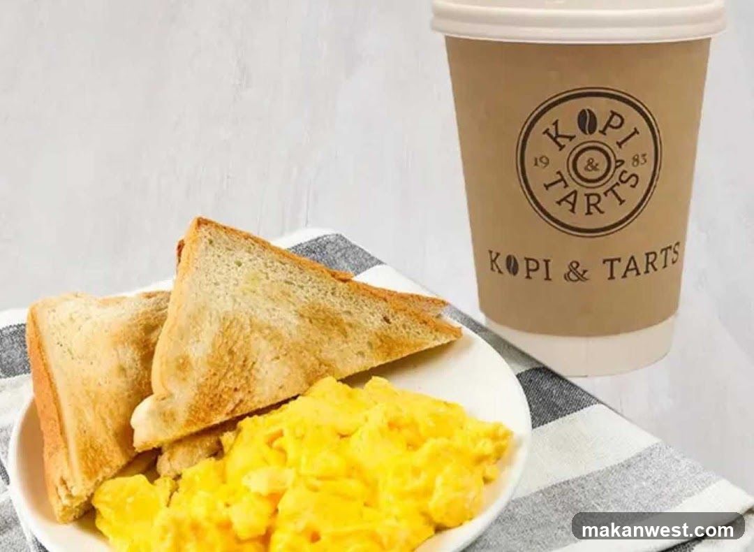 Breakfast with Kopi & Tarts