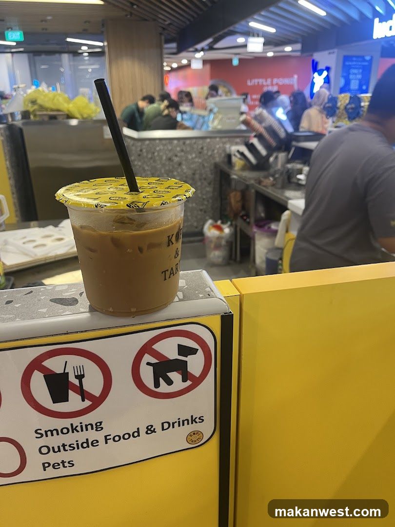 Iced Coffee in Food Court
