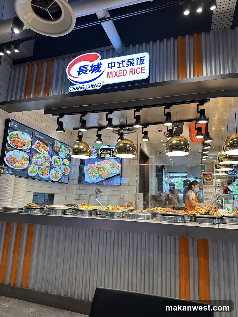 Chang Cheng Mixed Rice Counter