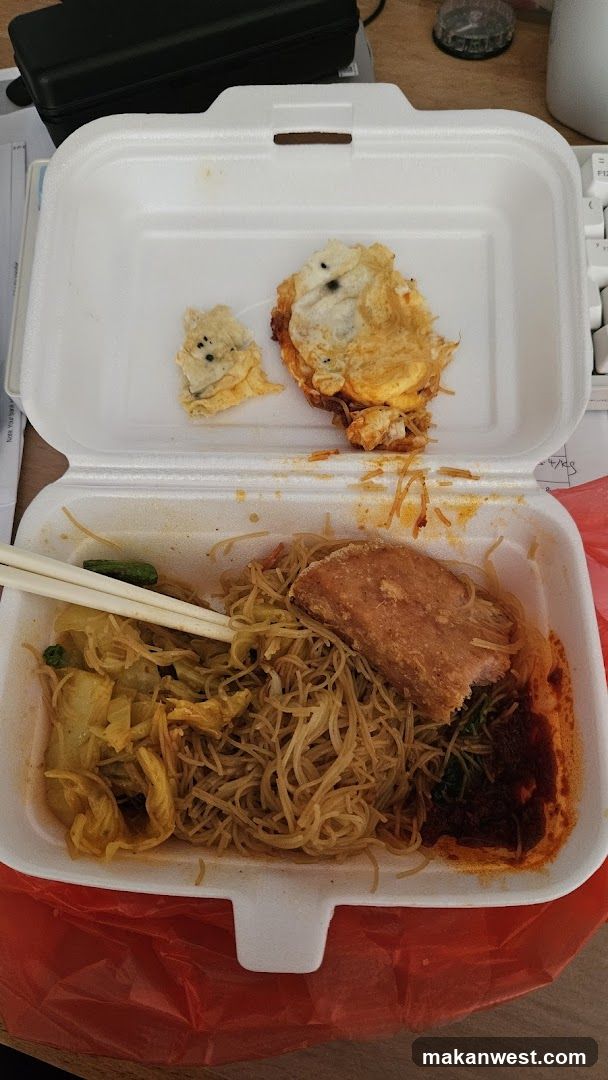 Takeout Meal in Styrofoam Container