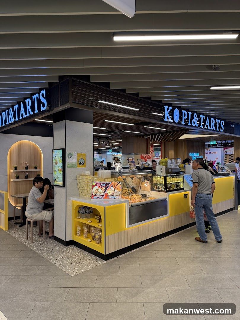 Kopi & Tarts Food Stall Interior
