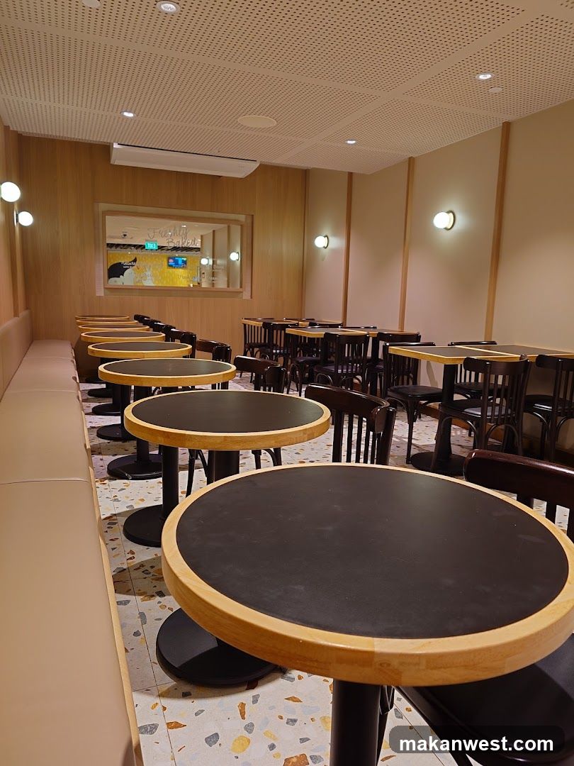 Interior of a modern cafe or restaurant