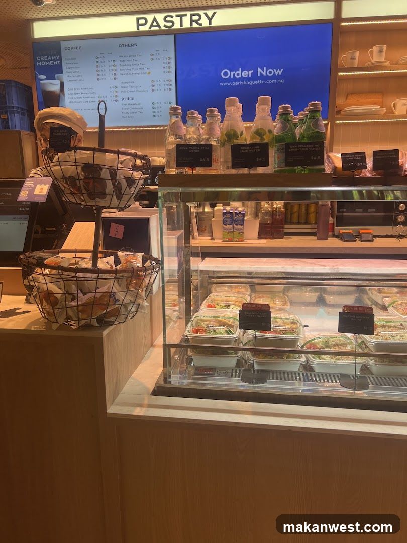 Pastries and Food Display Counter