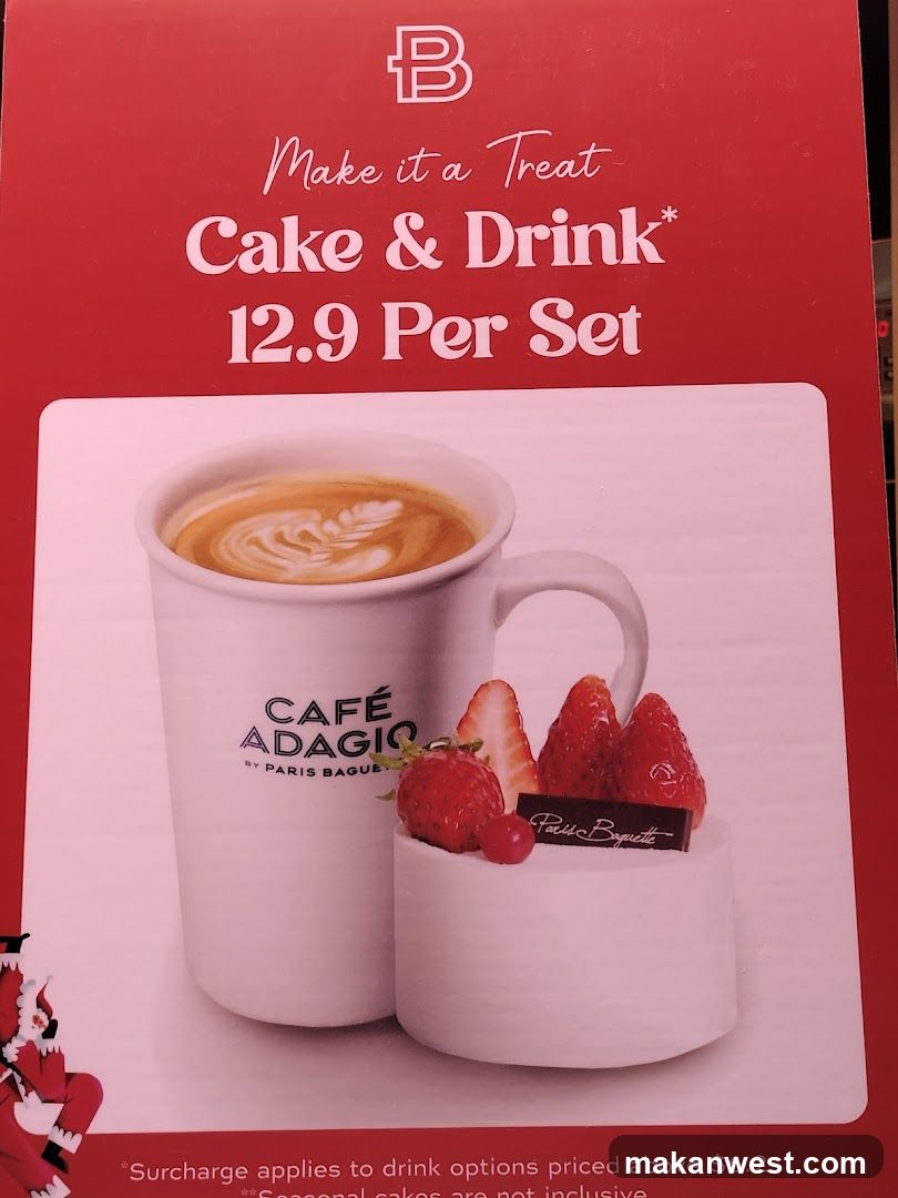 Café Adagio Cake & Drink Offer