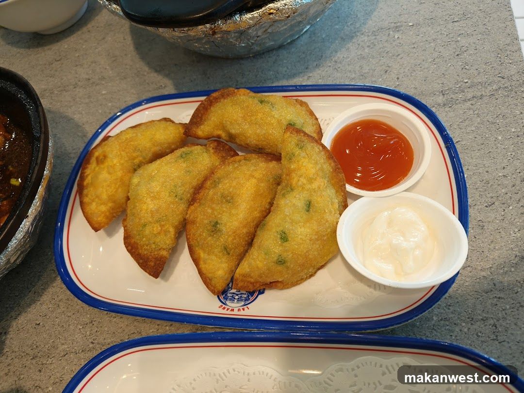 Fried Dumplings with Sauces
