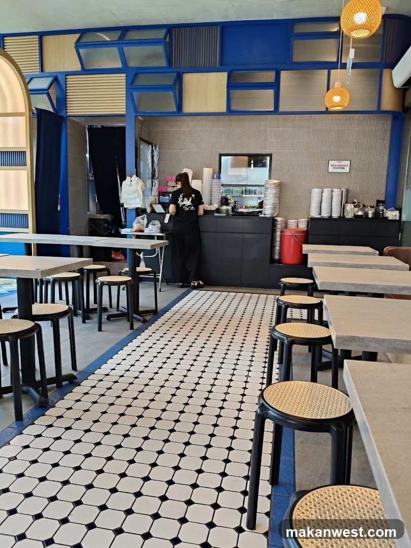 Interior of a cafe or restaurant