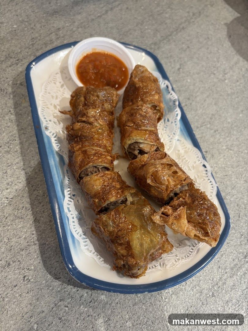 Fried Spring Rolls with Sauce