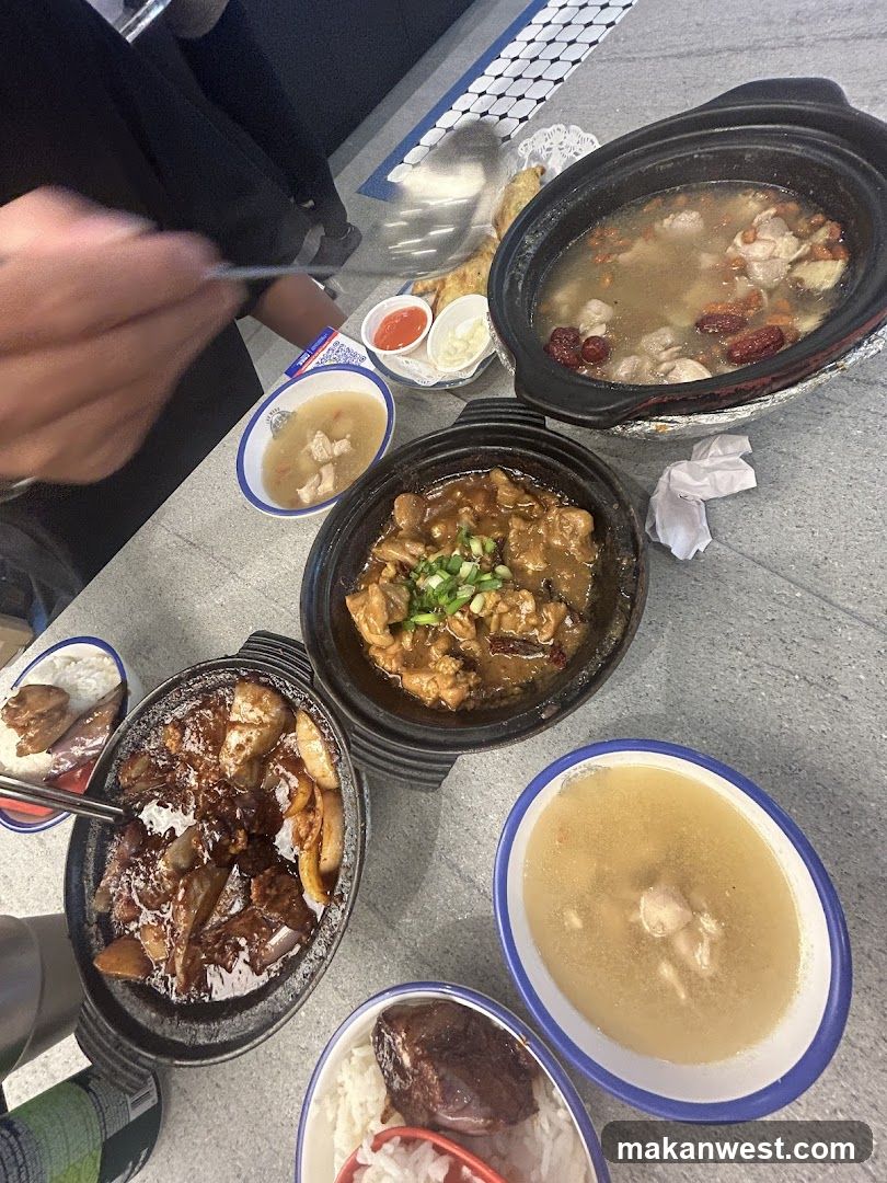 Dining Table with Chinese Dishes