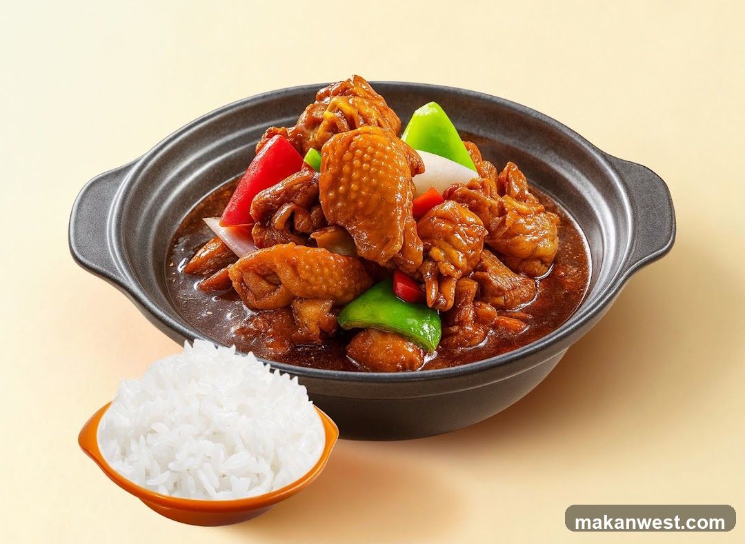 Stir-fried Chicken with Vegetables and Rice