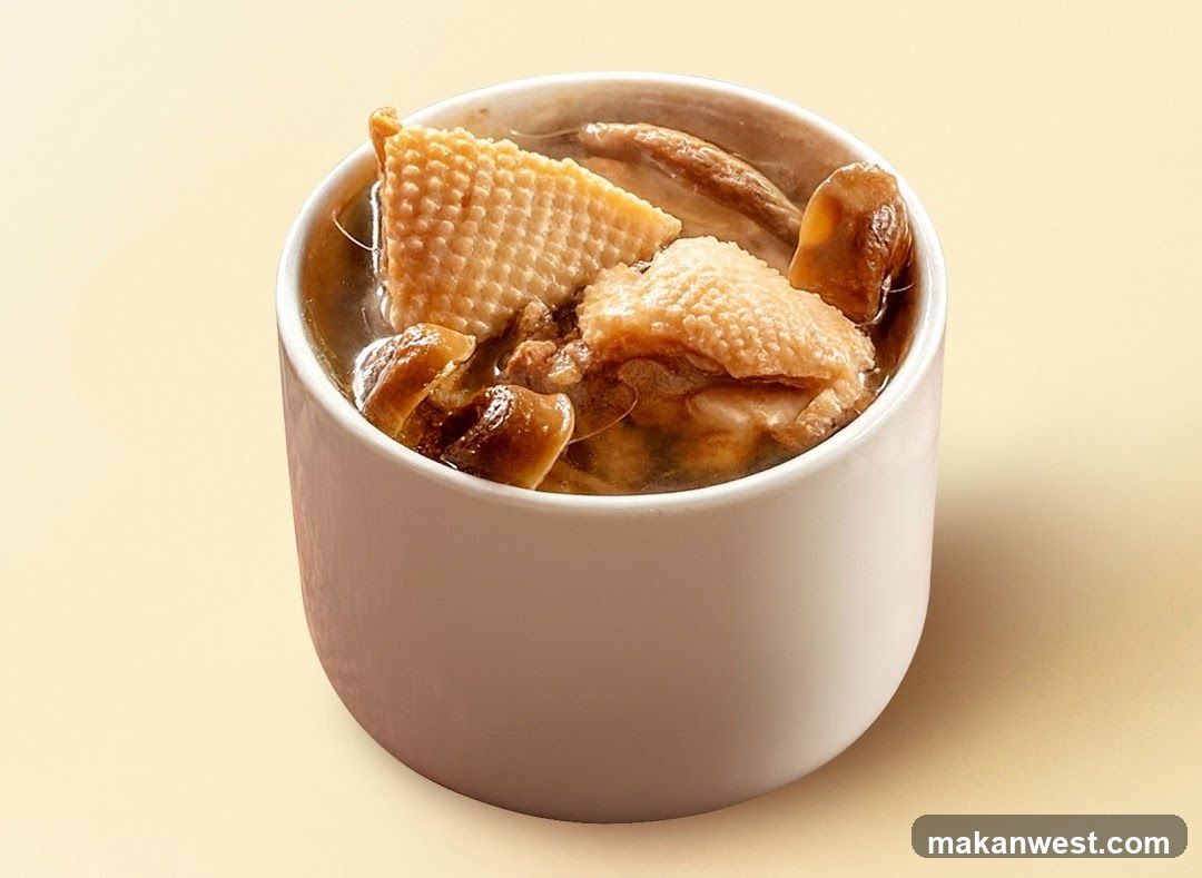 Chicken Soup with Skin and Tofu