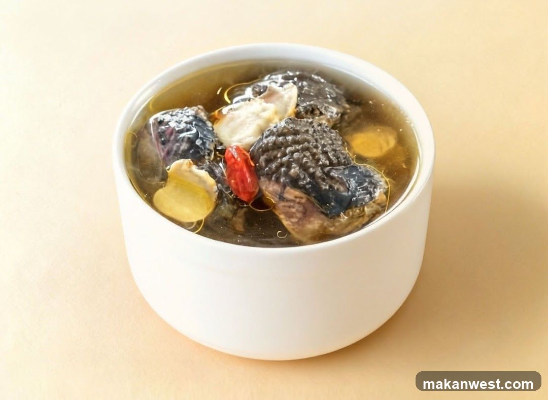 Herbal Soup with Chicken and Goji Berries