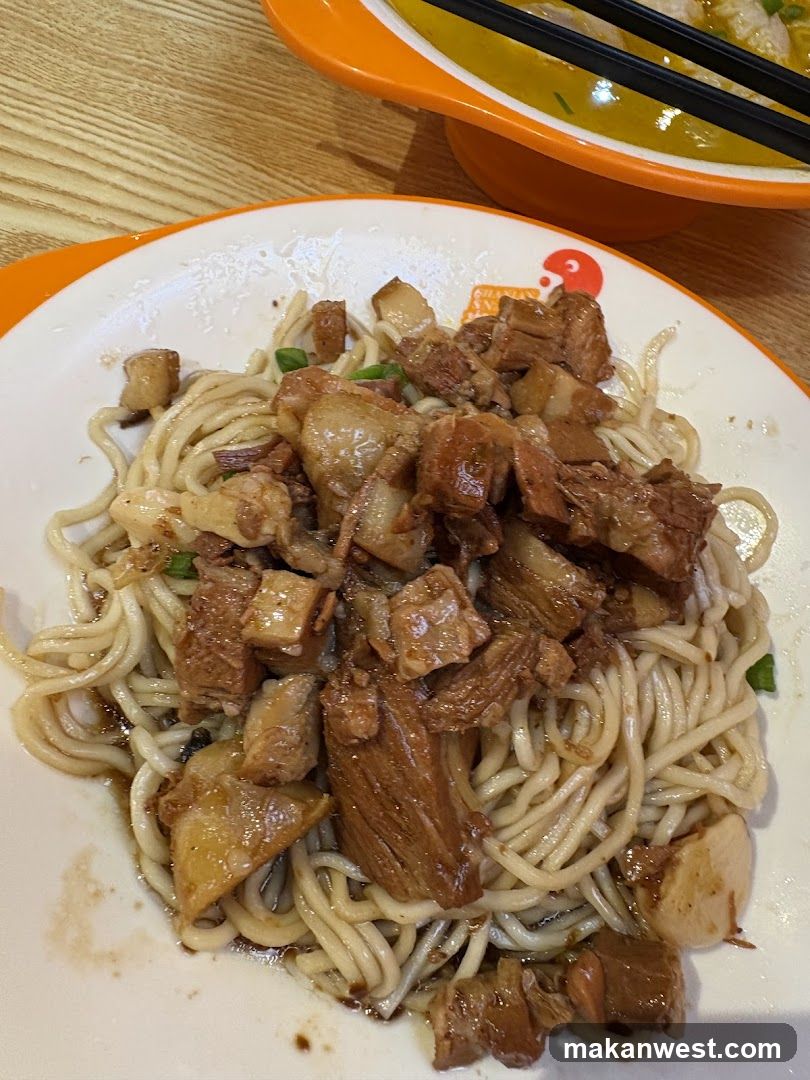 Braised Pork Noodles with Broth