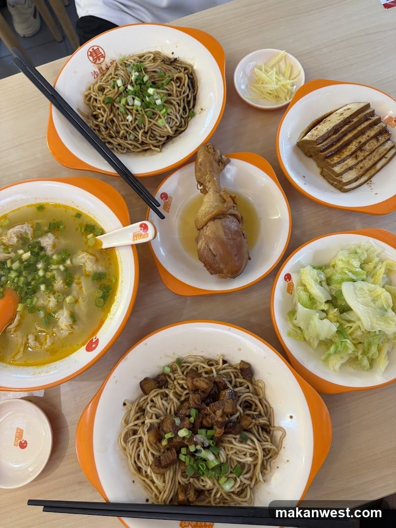 Noodle Meal Spread