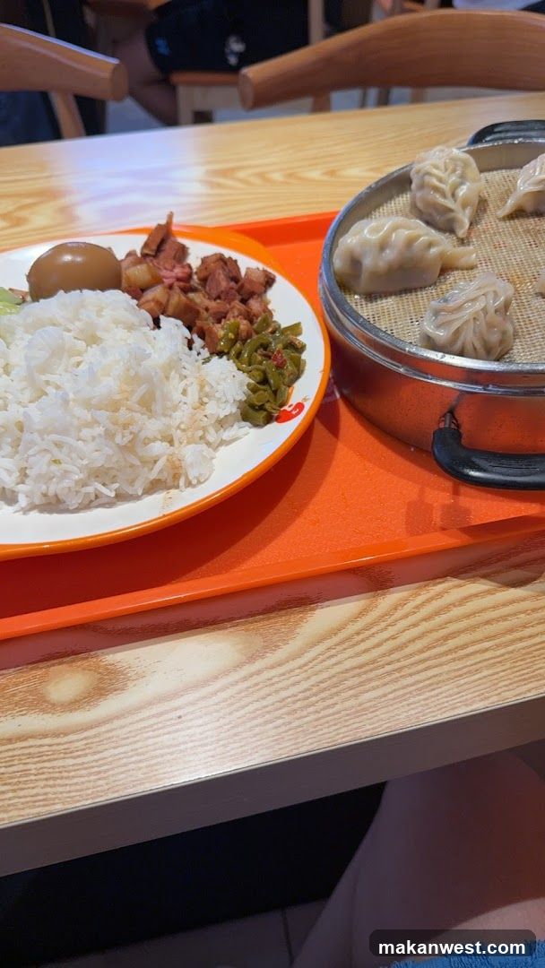 Dish with rice and dumplings