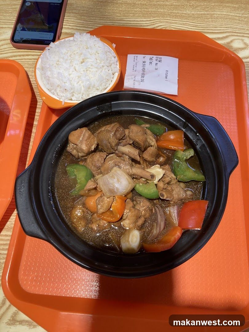 Casseroled Chicken with Rice
