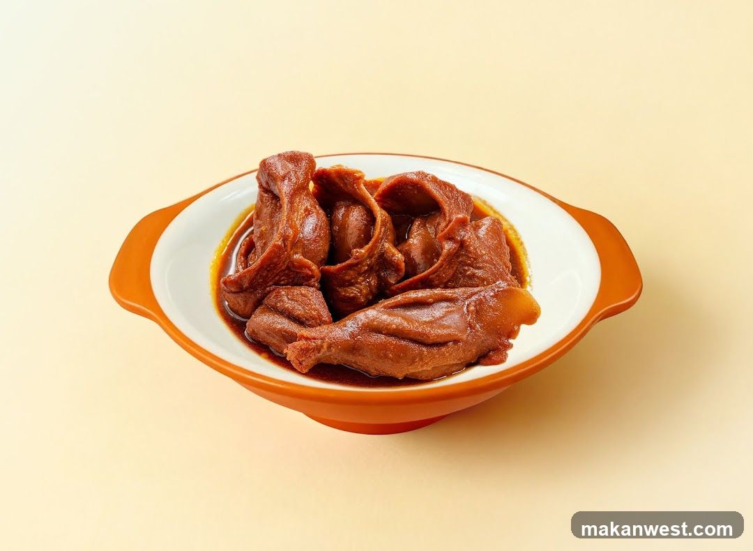 Stewed Meat Dish in Bowl