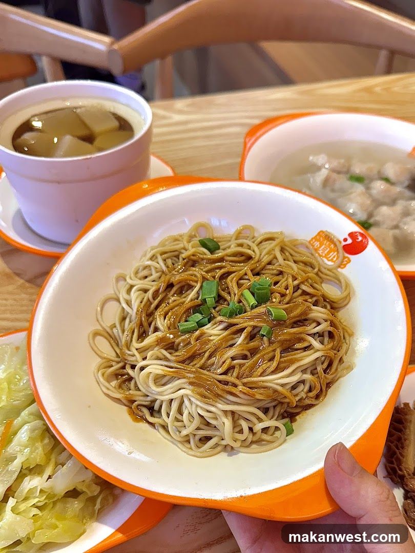 Noodle Meal with Side Dishes