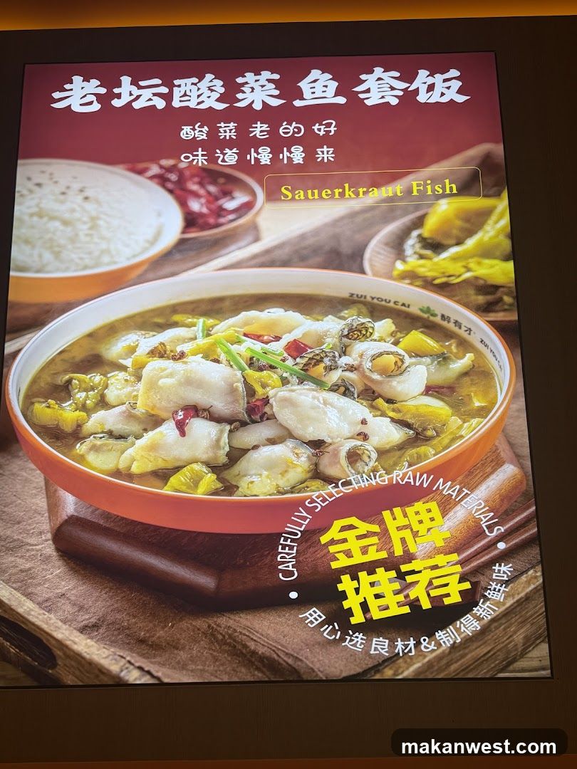 Sauerkraut Fish Set Meal Ad