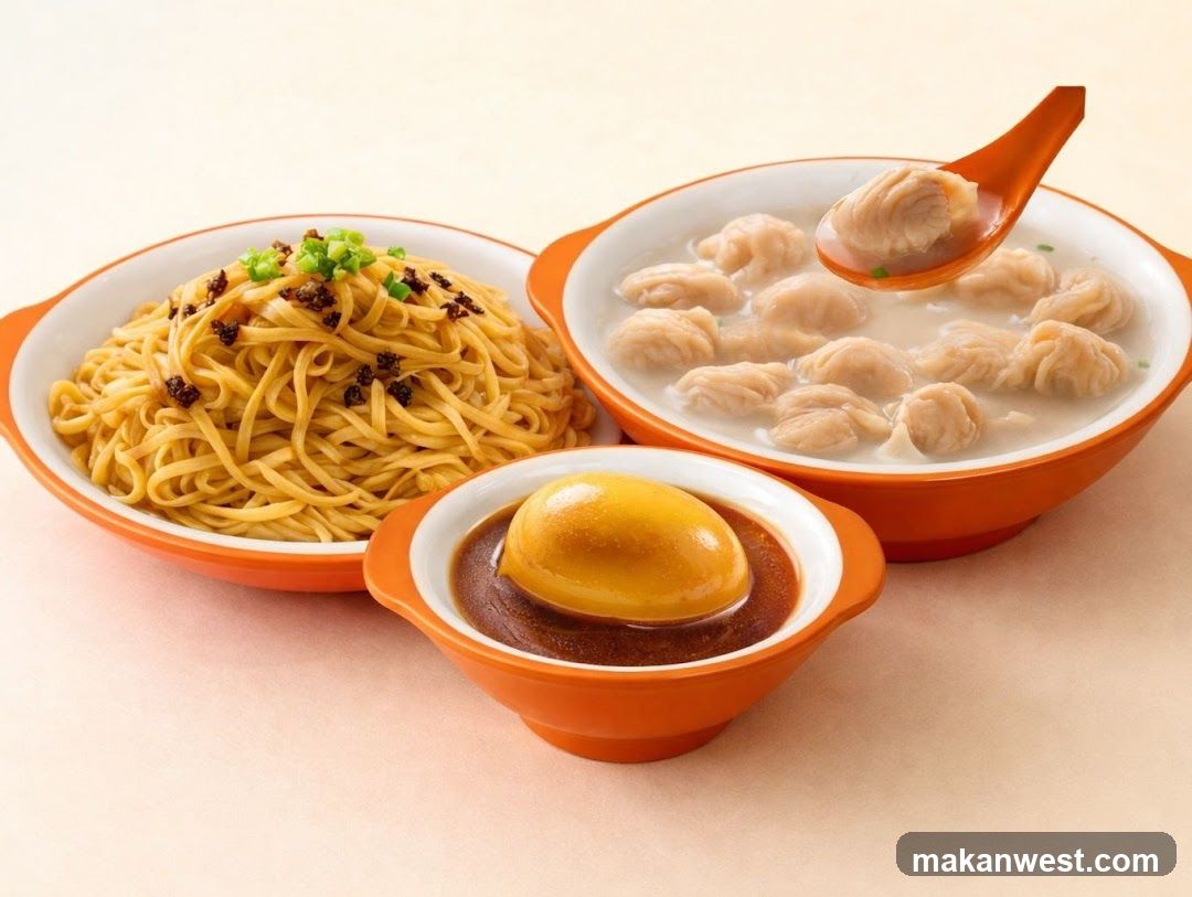 Chinese Noodle and Soup Meal Set