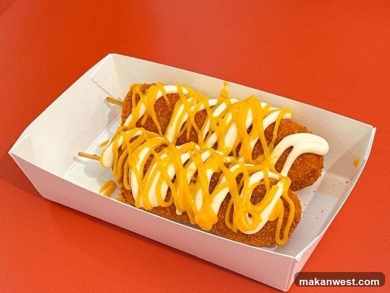Crispy Fried Snack with Drizzle