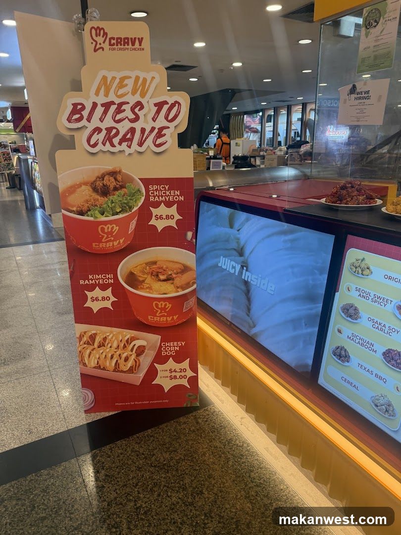 Cravy Food Stall Display