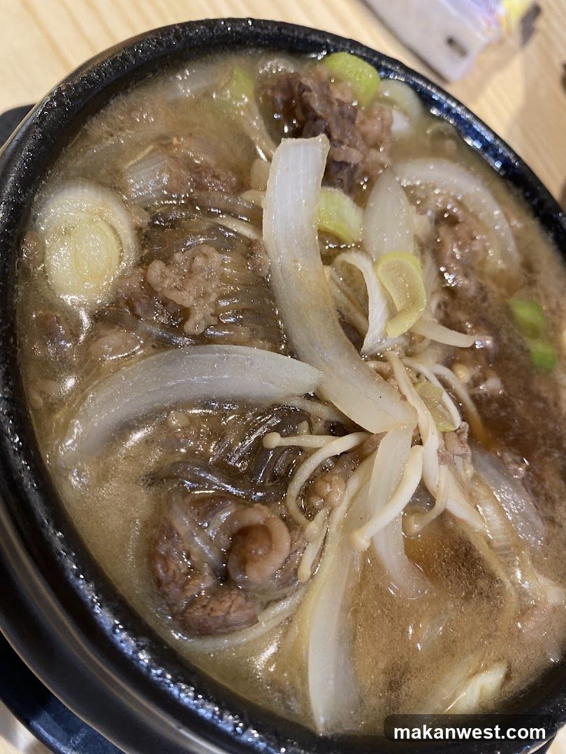 Stew Dish in Stone Pot