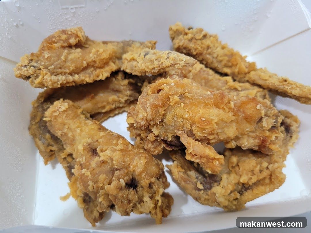 Fried Chicken Wings in Container