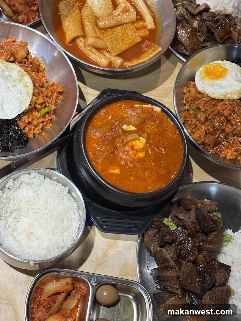 Korean Meal Spread
