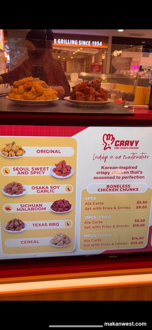 Crayv Crispy Chicken Display