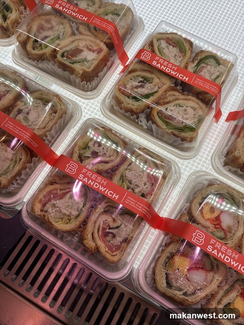 Fresh Sandwiches Display