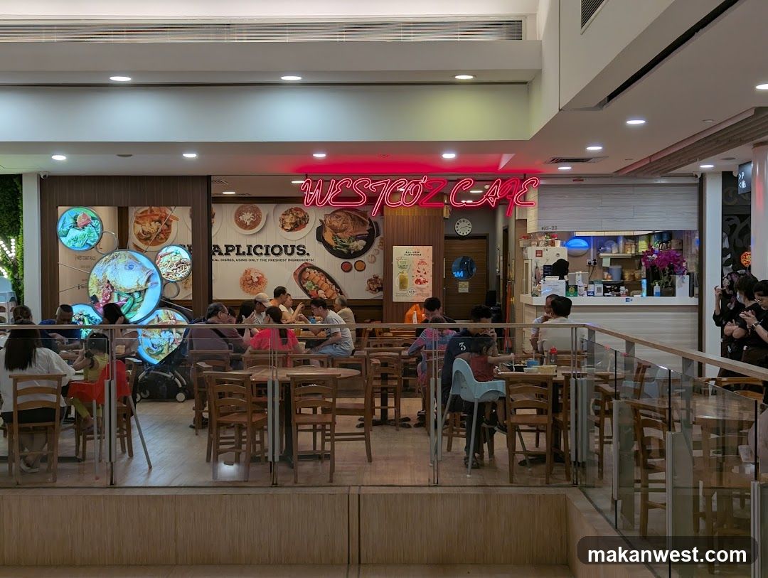 Dining Area with Neon Signage