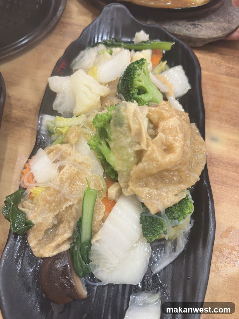 Vegetable Stir Fry with Tofu Skin