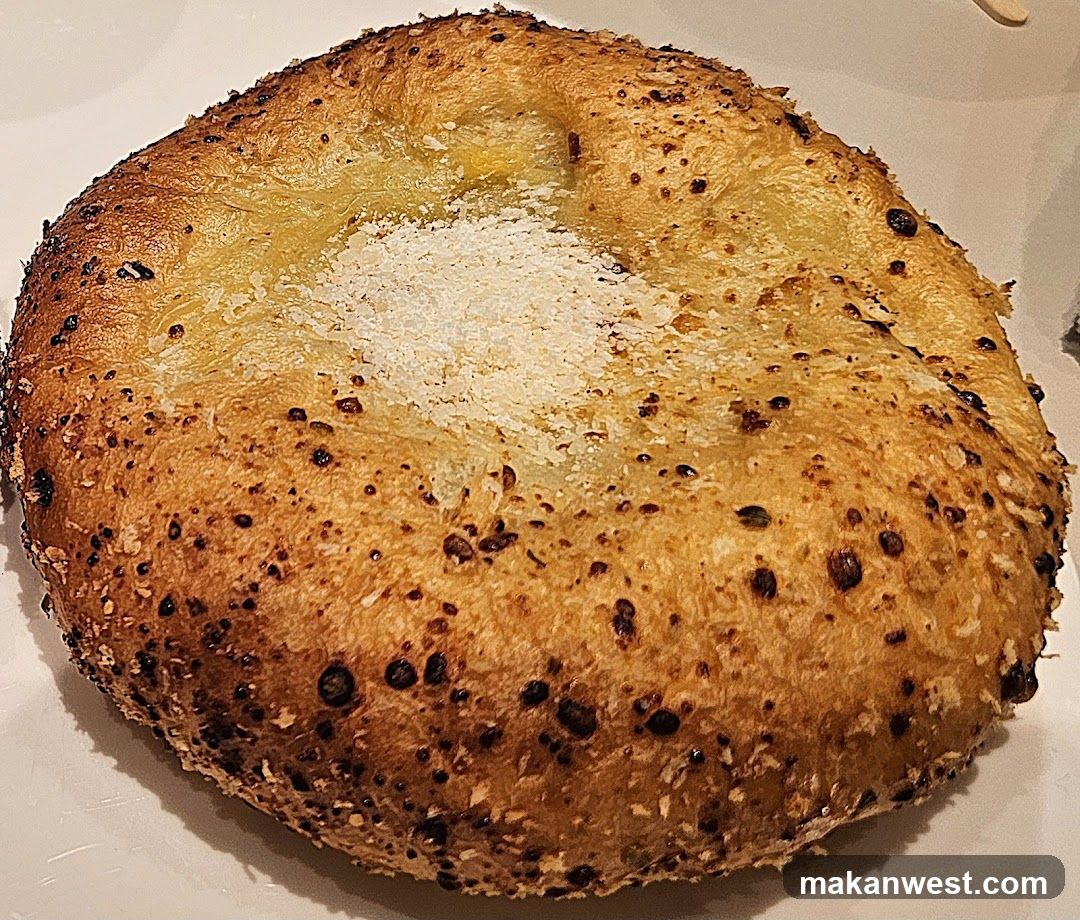 Baked Bread with Sesame Seeds and Cheese