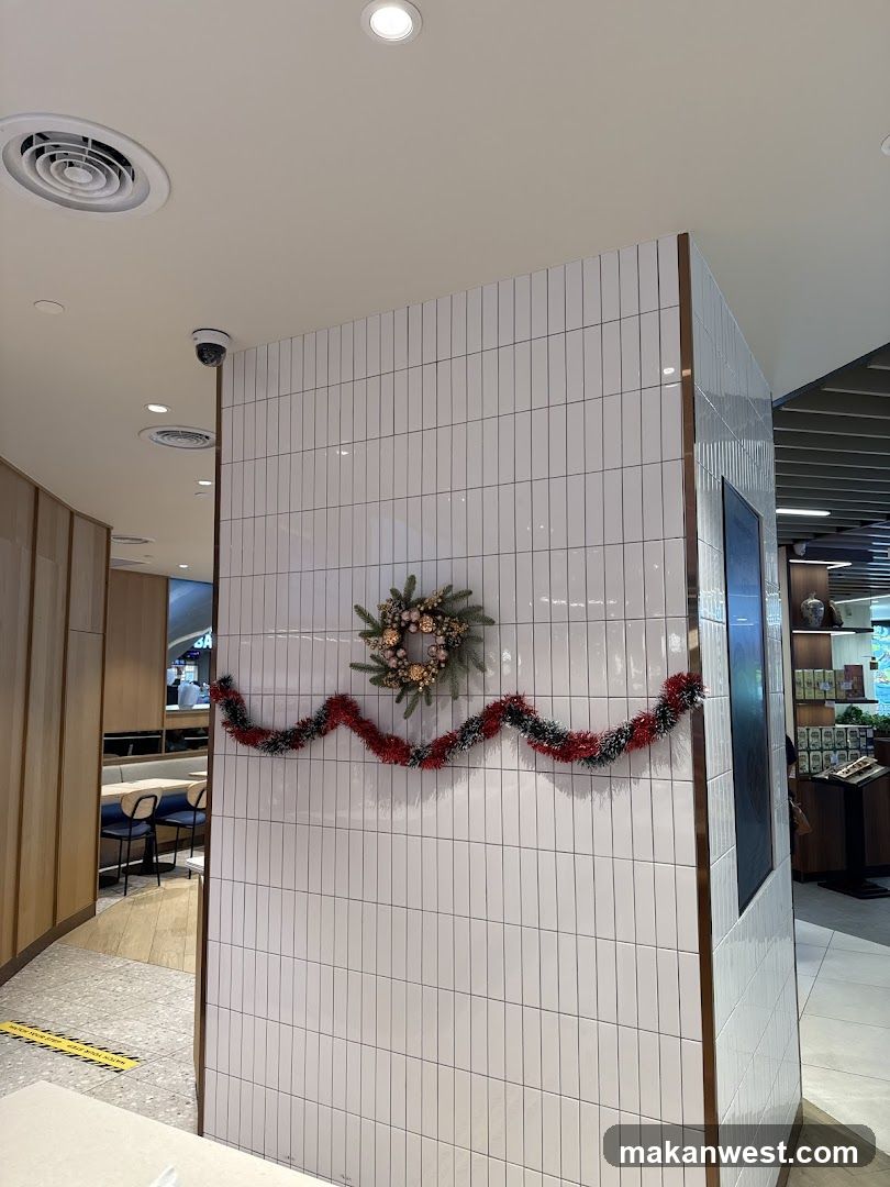 Christmas Decorated Interior Wall