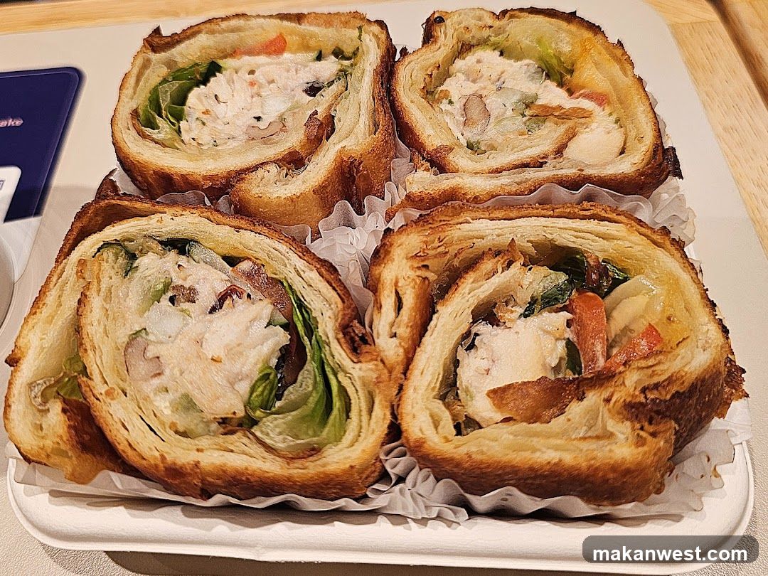 Chicken Salad Sandwich Slices